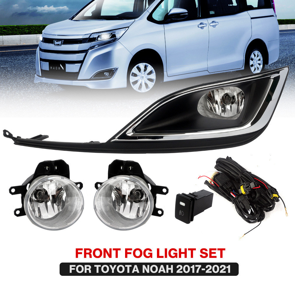 Aplicable a Toyota 17 / 18 / 19 / 20 / 21 Noah Asamblea de lámpara de niebla delantera Halógeno Diurno Lámpara de barra delantera