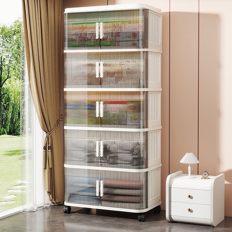 收纳柜折叠收纳箱家用客厅玩具储物柜子零食置物柜加厚衣服整理箱