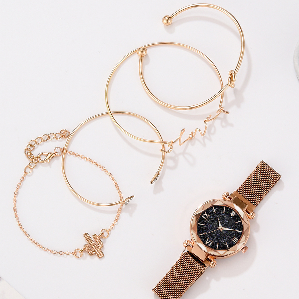 INS nuevo traje pulsera al por mayor simple reloj de moda reloj de cuarzo serie traje de moda reloj de mujer
