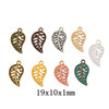 DIY jewelry accessories retro alloy leaf multi -color optional leaves Zakka wholesale manufacturer direct sales 1014
