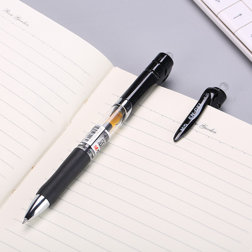 Morning Light K35 Neutral Pen, 0.5mm Water-Based Pen, Black Ink, Prescription-Grade, Press-Type Signing Pen, K35 Morning Light Click-Action Neutral Pen