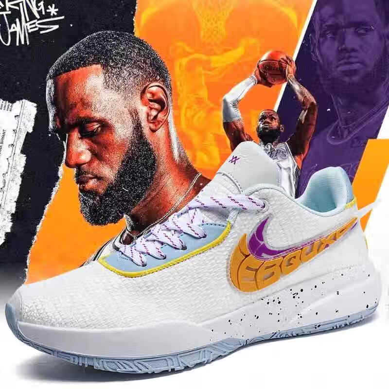 Zapatillas de baloncesto Durant KD15 de corte bajo combate real hombre cojín de aire resistente al desgaste amortiguador transpirable zapatillas de deporte con sonido de fricción zapatos de mujer image 19