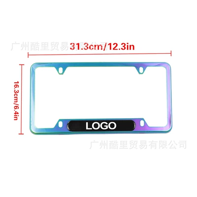 Aluminum Alloy Carbon Fiber License Plate Frame, License plate holder/license plate holder