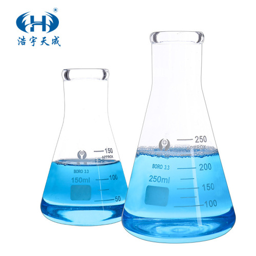 Conical flasks glass 250ml 500ml 100ml 50ml glass triangular flasks conical flasks beakers laboratory equipment