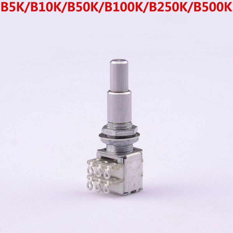 Electric bass balance potentiometer electric bass double-joint dual-axis double-layer double-tone volume tone accessories cross-border exclusive