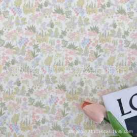 全棉40支数码直喷印花面料韩系碎花箱包桌布坐垫手提袋化妆包布料