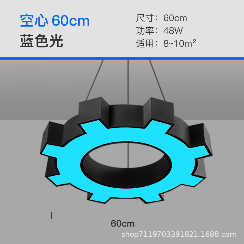 lámparas de herramientas led engranajes de modelado candelabros oficina gimnasio salón de baile supermercado tiendas comerciales viento industrial