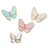 Cathy Meng Same item butterfly Diamond Brooch lady A small minority senior ins Small fragrant wind temperament Pin alloy