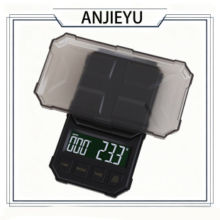 New portable hand coffee scale automatic timing intelligent electronic weighing toolbox Mini jewelry scale gram weighing