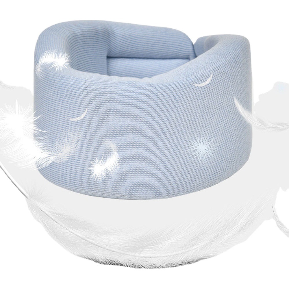 Amazon nueva esponja cuello almohada perforada transpirable cuello soporte anti-inferior cabeza ajustable cuello soporte cervical almohada