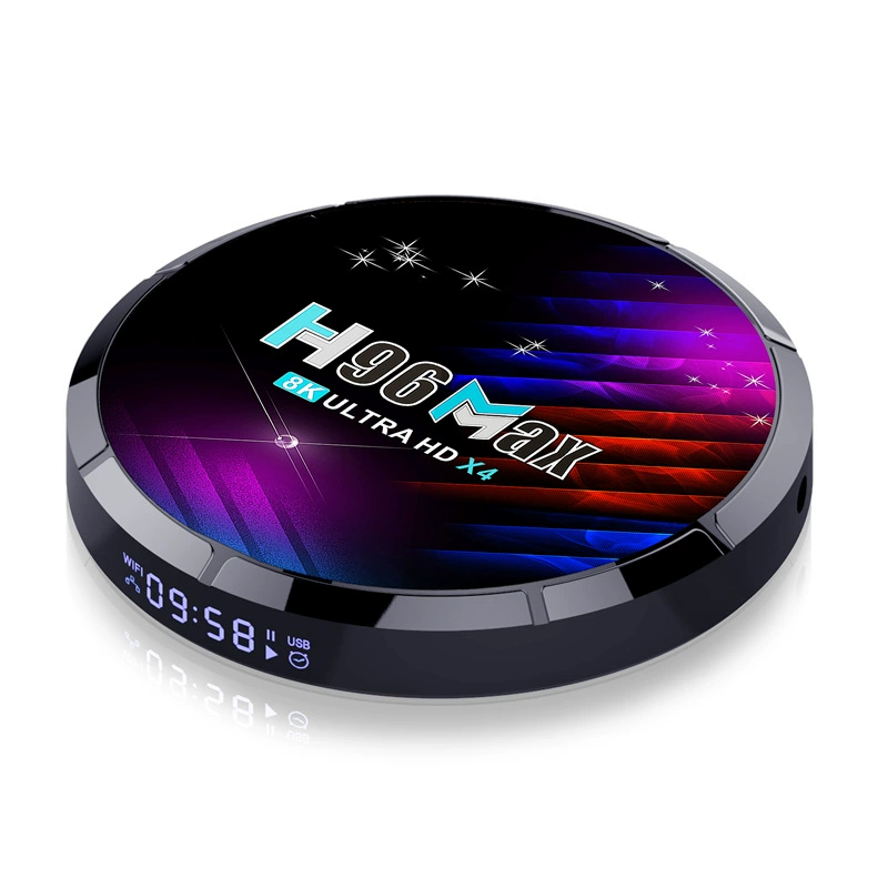 H96 MAX X4 Android сет-топ бокс S905X4 двухдиапазонный Wi‑Fi + BT Android 11.0 ТВ-бокс