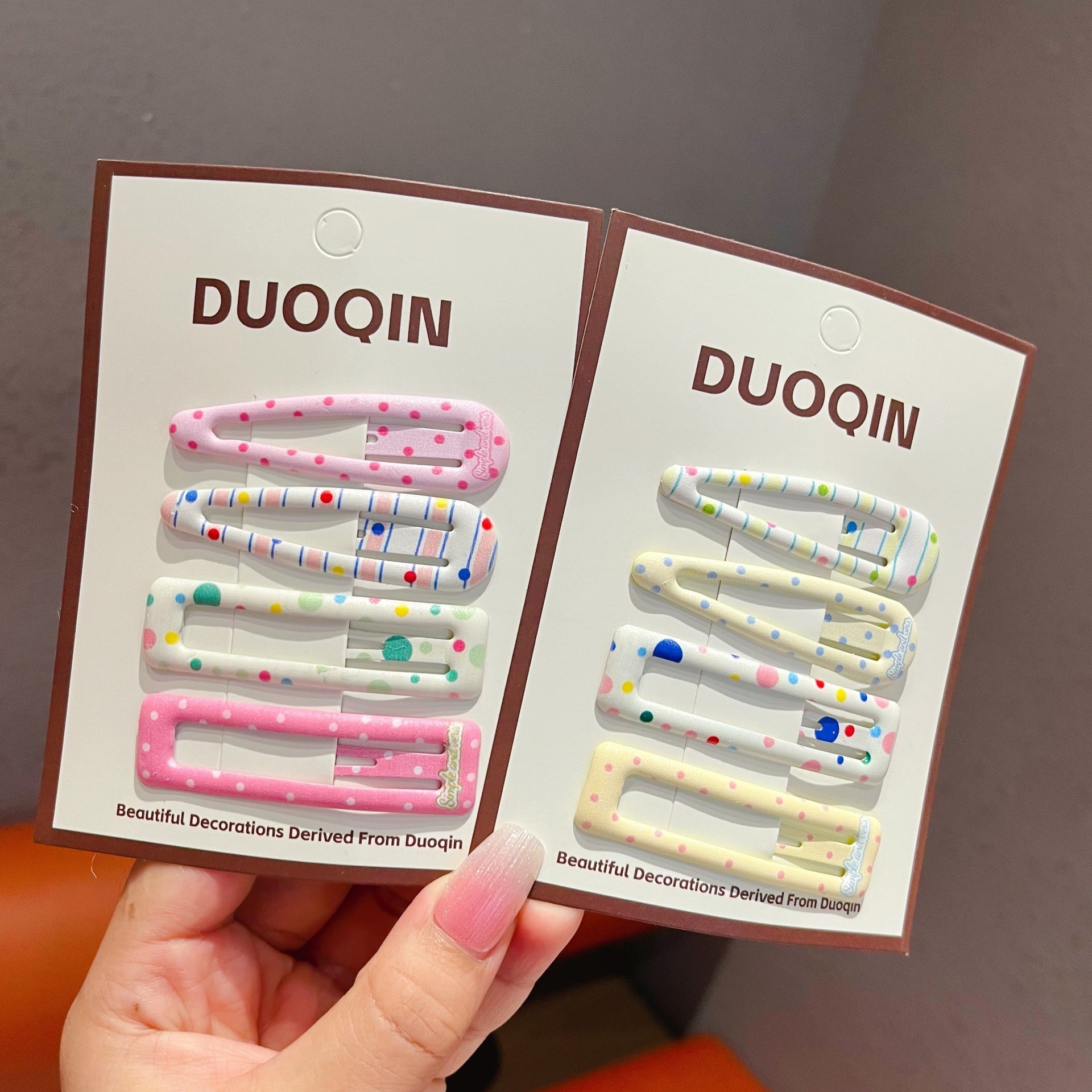 K-Style of Cute Cartoon Kitty Cat Hair Clip Girl Heart Versatile Bangs Side Clip Kidsren's Broken Hair Side Clip Hair Accessory