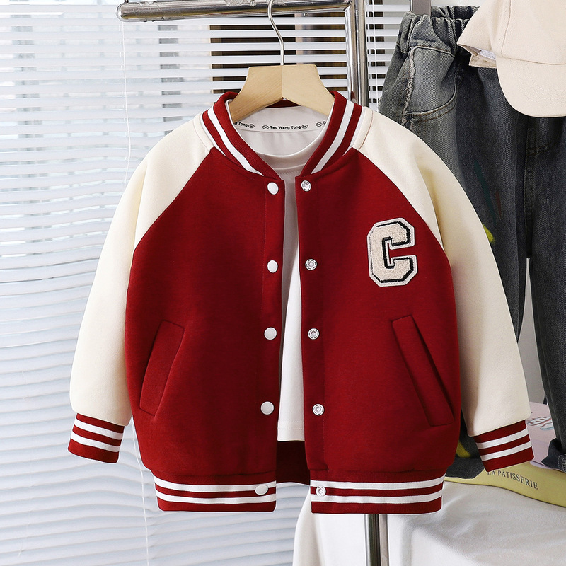 子供用野球ユニフォーム 秋の新作 男の子 女の子 ジャケット ベビー秋服 カジュアルでおしゃれなトップス 子供服卸売|undefined