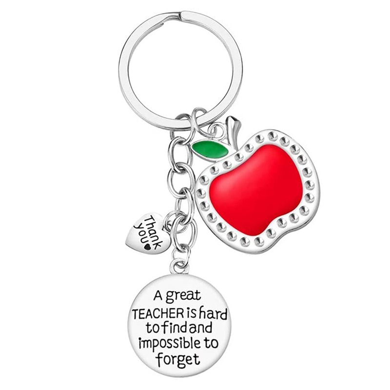 Fashion Letter  Metal Teachers' Day Unisex Bag Pendant Keychain display picture 4