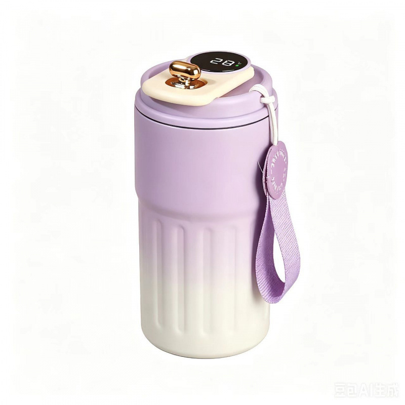 Taza de café púrpura gradiente 450ml
