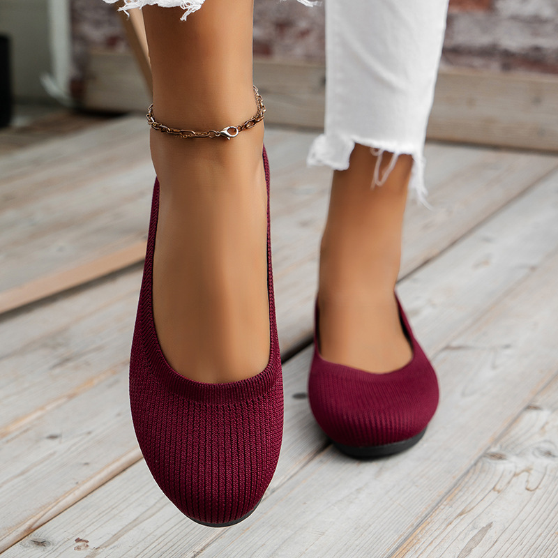 2024 Summer New European And American Style Large Size Round Toe Flat Women Loafers Sports Casual Shoes_vogvips.com