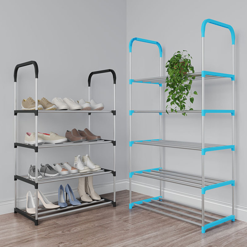 简易小鞋架钢管组合组装收纳鞋架客厅门口时尚整理收纳小架子批发