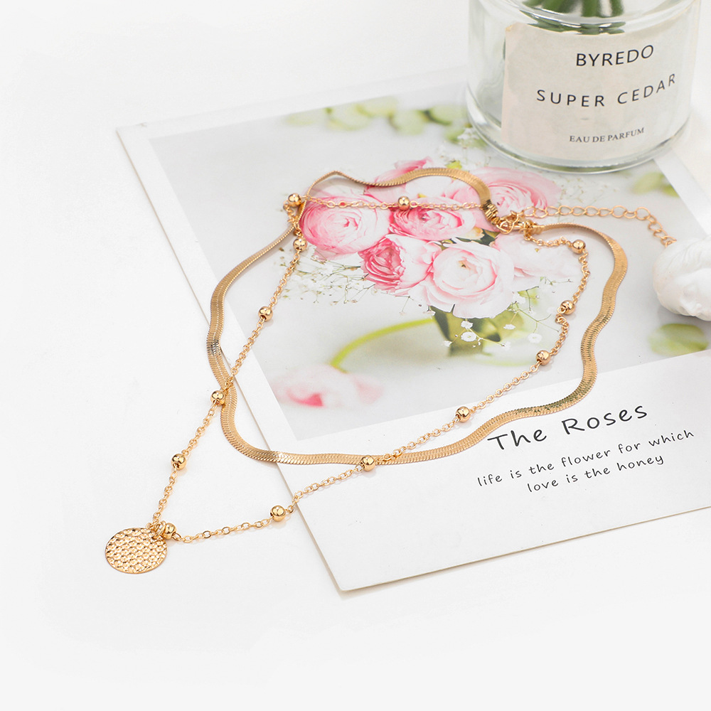 Fashion Geometric Alloy Plating Womenu0027S Layered Necklaces