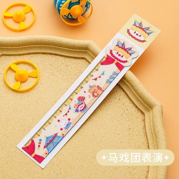 Circus performance/cartoon cute soft ruler