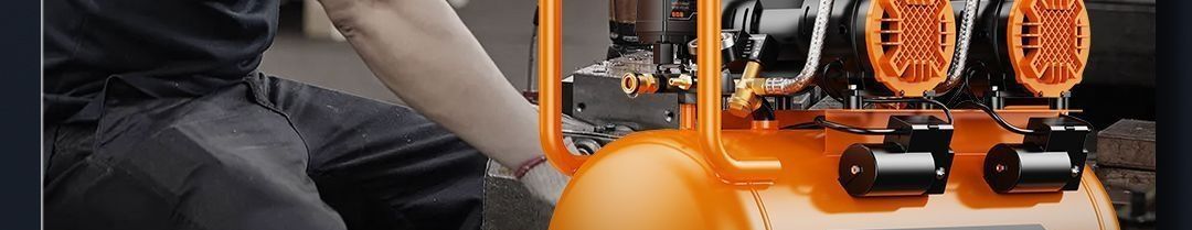 Industrial-grade high-power oil-free air compressor 220V small low-noise portable air pump