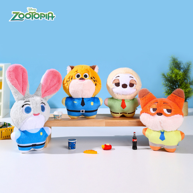 本物のズートピア ジュディ フォックス ニック人形バッグペンダント女性ぬいぐるみきしむ人形卸売|undefined
