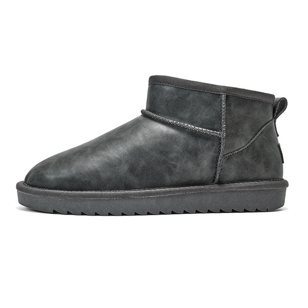 Snow boots for men in winter warm plus velvet short-tube…