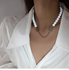 Retroreflective beads, necklace, chain for key bag , European style