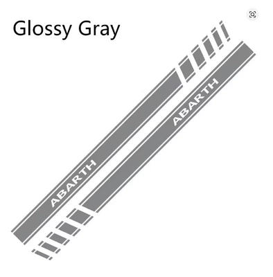 Car Side Stripe Stickers Body sticker - grey