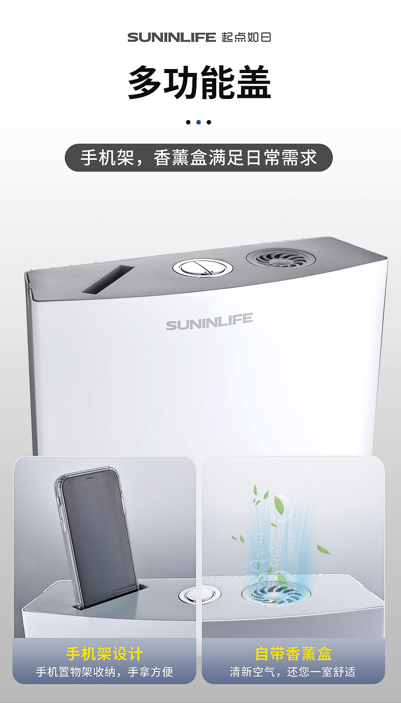 Bathroom flushing tank, household bathroom toilet, large flushing force water tank, squat toilet, squat pit, toilet bowl, energy-saving water tank undefined