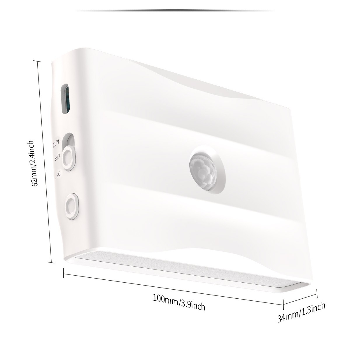 Smart LED Sensor Lamp Human Body Infrared USB Rechargeable Wireless Magnetic Night Light_voghion.com