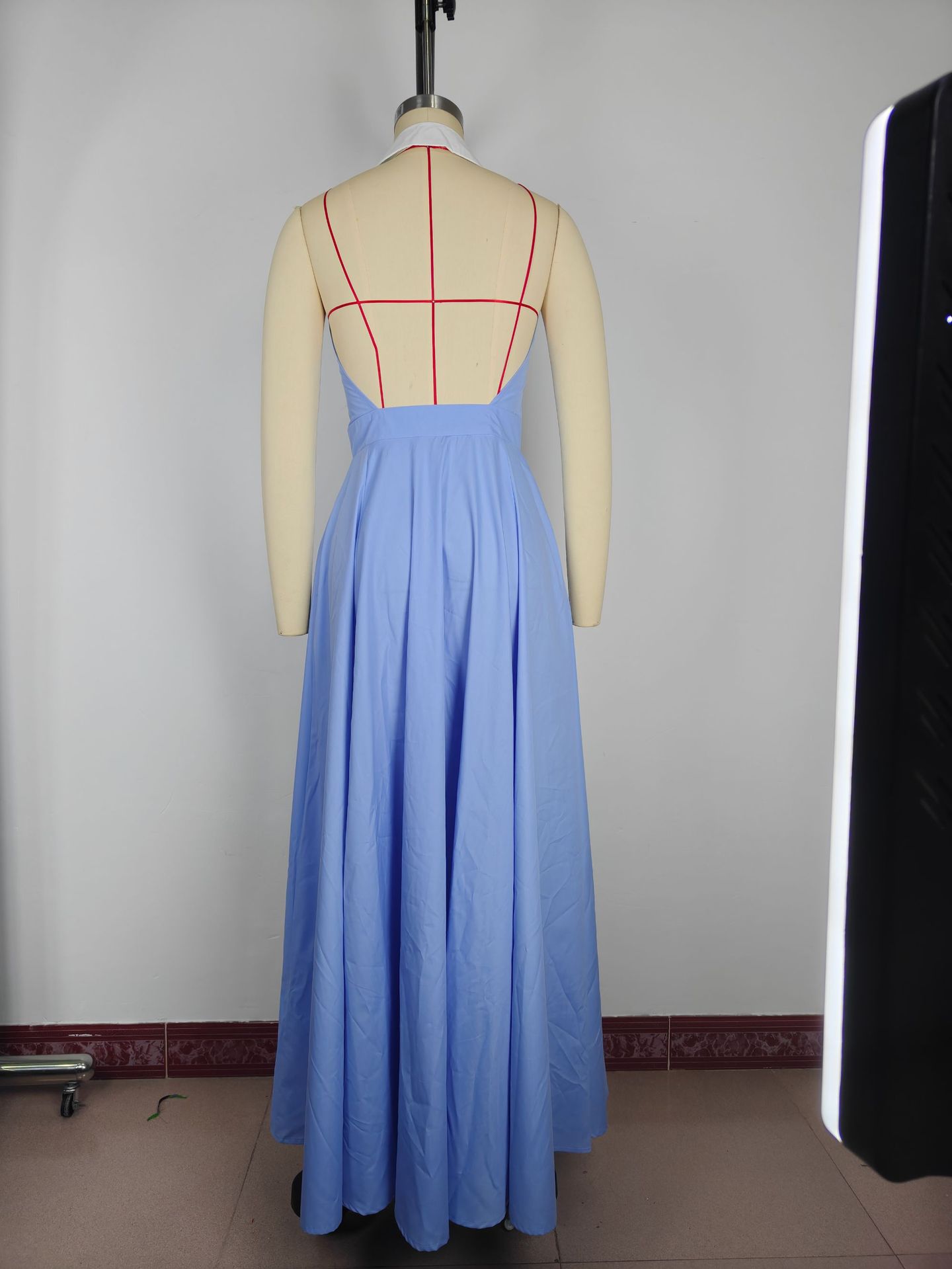 Summer New Arrival Women's Sleeveless High Waisted Slim Fit Dress Fashion Resort Style European American Design_ecoleips.com