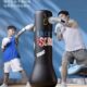 Inflatable tumbler children's decompression sandbag adult home boxing fitness inflatable boxing column manufacturers wholesale