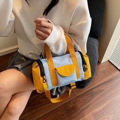 クロスボーダーカジュアルスポーツ軽量斜めハンドバッグミニフィットネスバッグ出張短距離荷物バッグ小型旅行バッグ