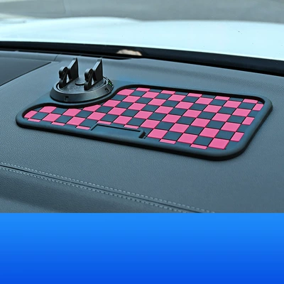 Anti-slip mat console car accessories instrument panel - black-powder-with-stand