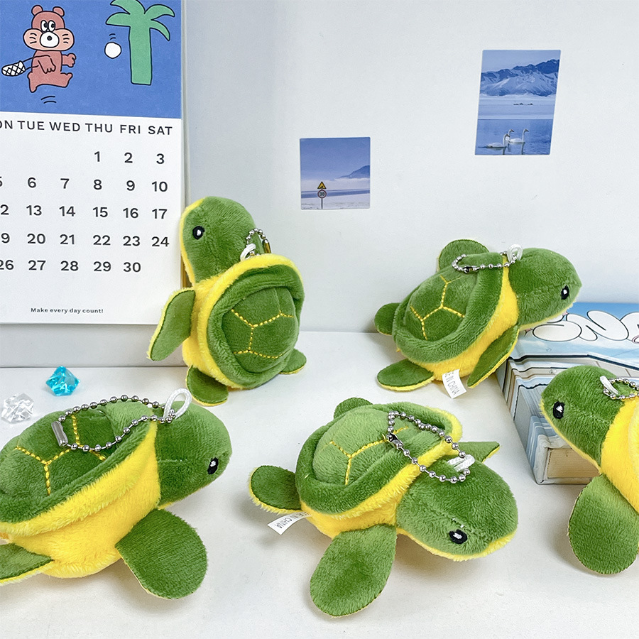 1 Piece Tortoise Bag Keychain PP Cotton Plush Unisex Simple Style Keychain display picture 2