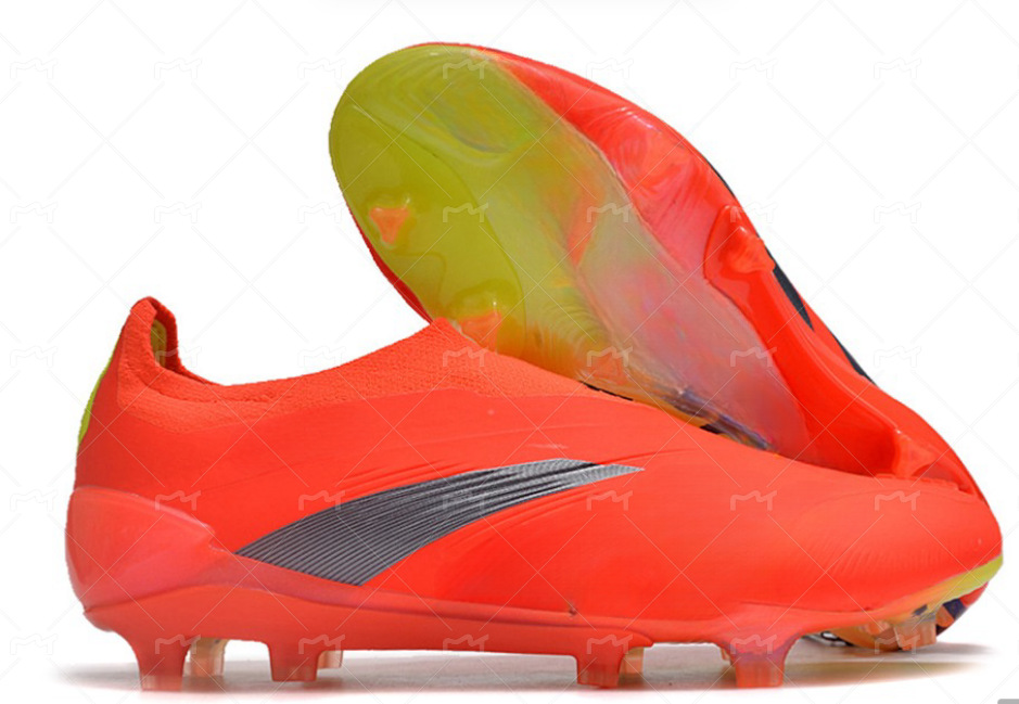 Zapatos de fútbol FG de caña alta, muy vendidos en el extranjero, completamente tejidos con cordones, un par disponible para la venta, buscamos agentes.