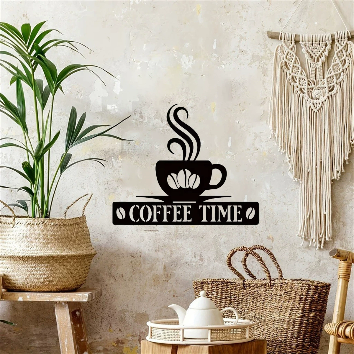 Популярное металлическое железное настенное украшение для дома, гостиной, дверной рамы, кафе, магазина, креативные поделки