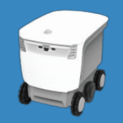 Robot de entrega interior y exterior Logística de entrega expreso Vehículo de entrega no tripulado Hotel para llevar entrega no tripulada Lubao