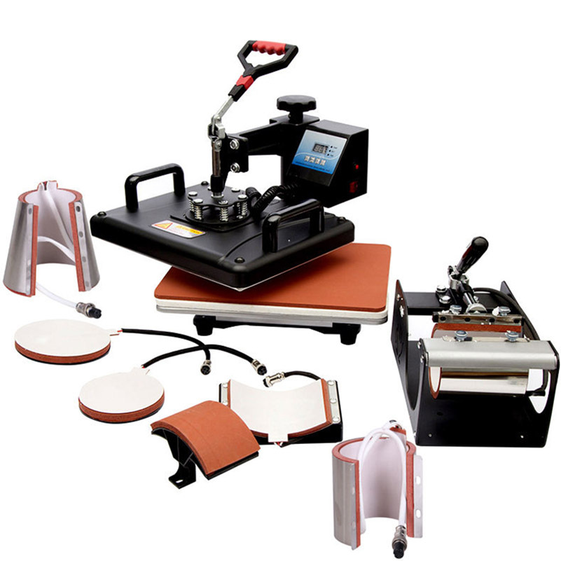 29 * 38 máquina de transferencia térmica combinada multifuncional shaker l máquina de pintura de caldo DIY máquina plana de alta presión