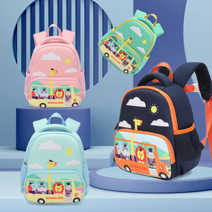 Kindergarten School Bag, Elementary School Student Fire Truck Backpack, 1-3-6 Years Old, Ultra-Light Waterproof Student Wholesale, Reduces Burden