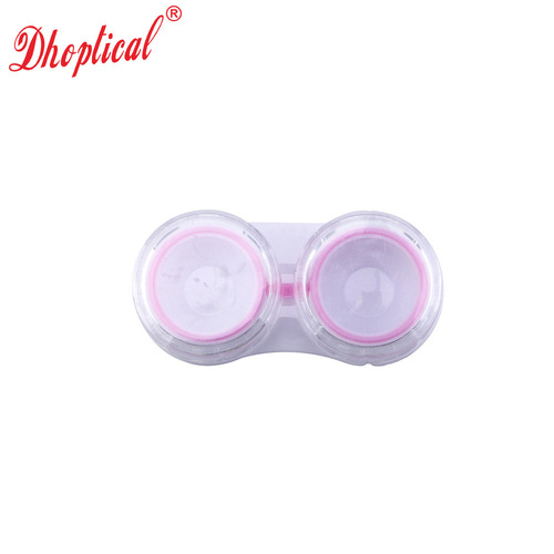 Colorful contact lens double box, companion box waterproof and leak-proof design, two-color contact lens box