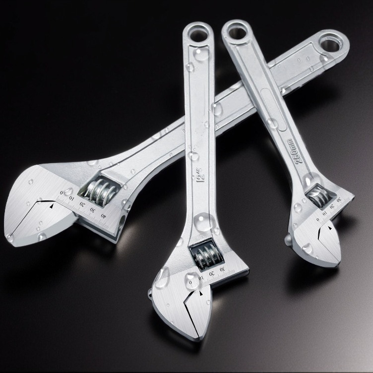 大開口活動扳手工業級4寸15寸24寸各尺寸各顏色萬能活動扳手批發