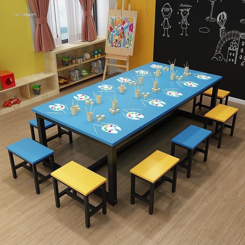 wholesale Studio Table student Training Table kindergarten Fine Arts Painting tables Learning table Fine Arts Cram Training Table