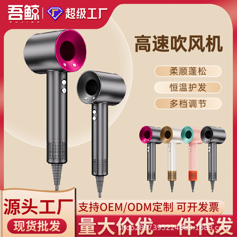 New Home Barber Shop Special Hair Dryer Constant Temperature Hair Care High Power Hollow Quick-drying Hair Dryer Factory Outlet