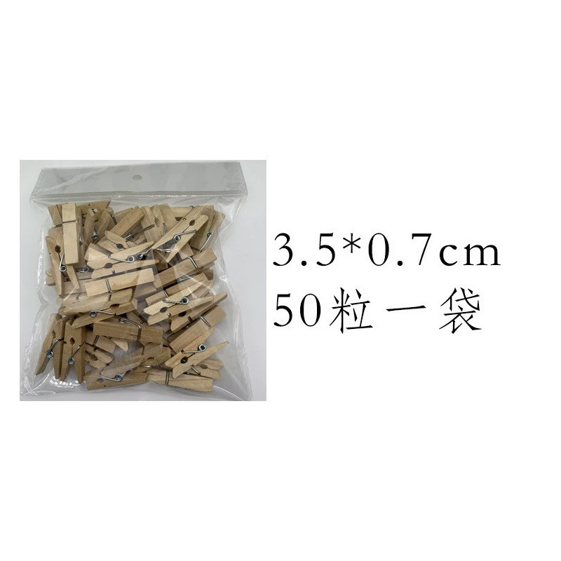 Rogue color 2.5*0.3cm, 3.5*0.7cm wooden clip wooden clip with wooden clip