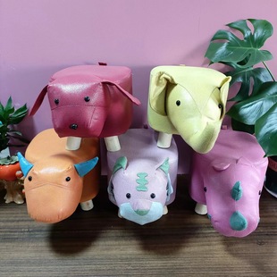 Wholesale Technology Cloth Animal Stool Cartoon Stool Children's Stool Activity Gift Stool Print logo Home Sofa Shoe Changing Stool