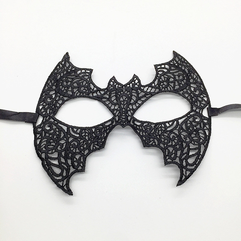 Ventas transfronterizas calientes de Halloween, máscara de encaje de media cara, show de baile, máscara de ojos sexy y misteriosa