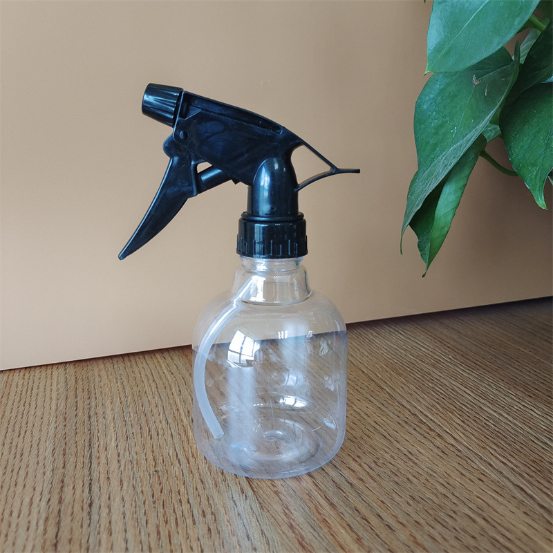 Regadera de plástico prensado a mano color caramelo jardín balcón riego aspersión 500ml plástico herramienta de jardinería regadera