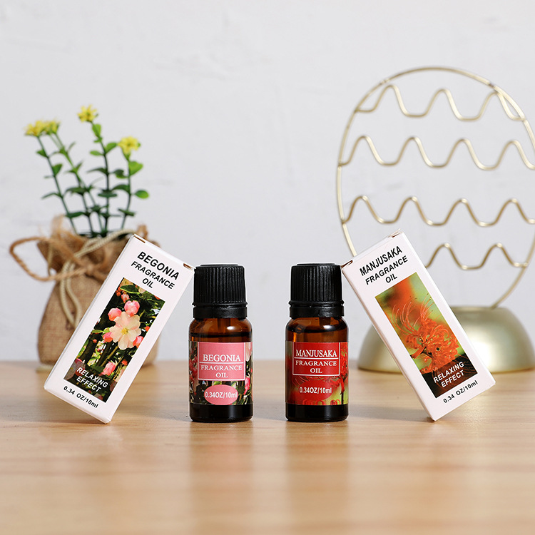 국경 간 식물 에센셜 오일 소스 10ml 라벤더 로즈 아로마 테라피 가습기 분무기 아로마 테라피 기계 에센셜 오일