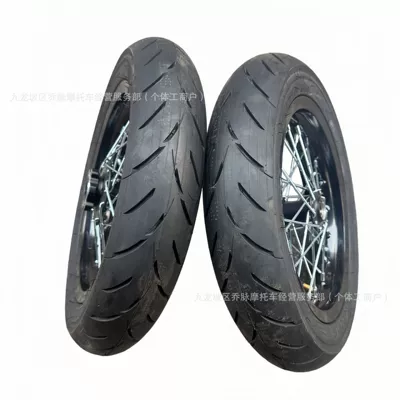 with widened wheel rim, Motorcycle wheel hub